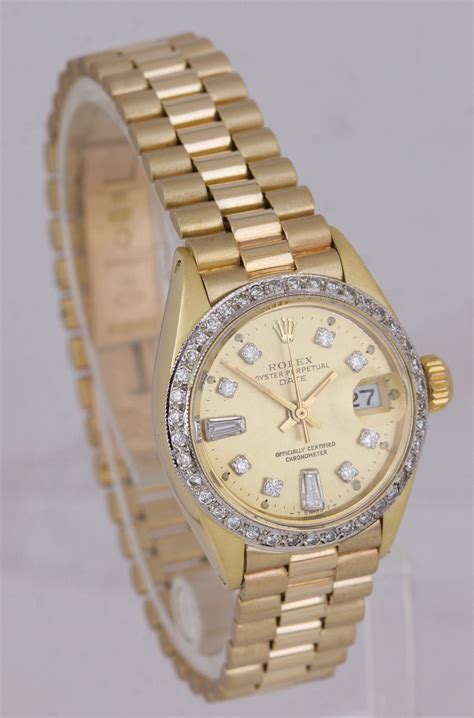 gold and diamond ladies rolex